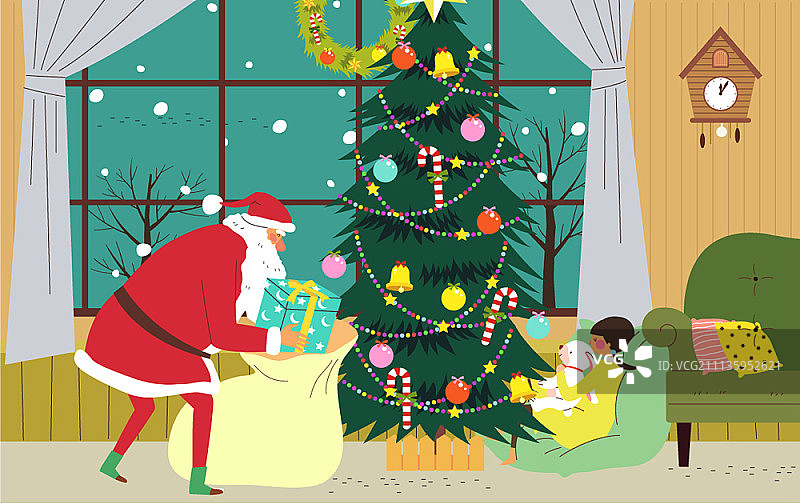 冬季矢量插画图片素材