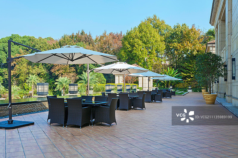 酒店庭院图片素材