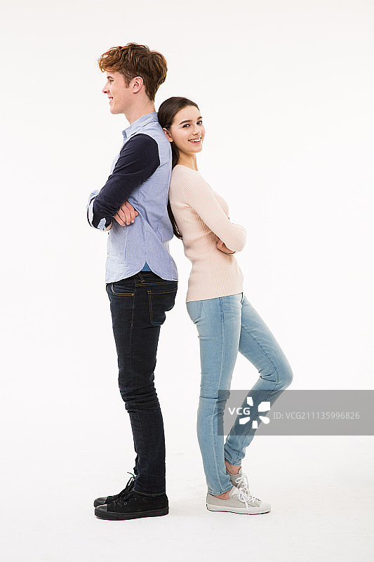 外国情侣肖像图片素材