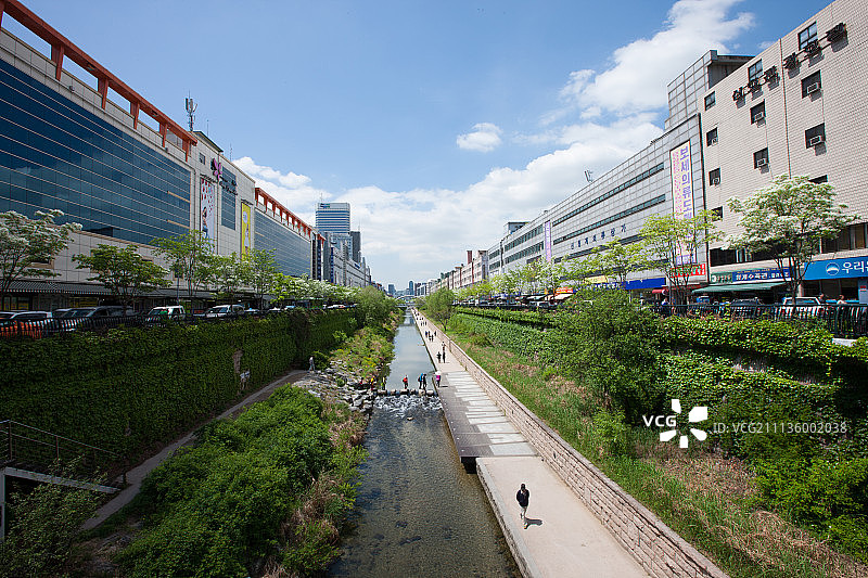 清溪川图片素材