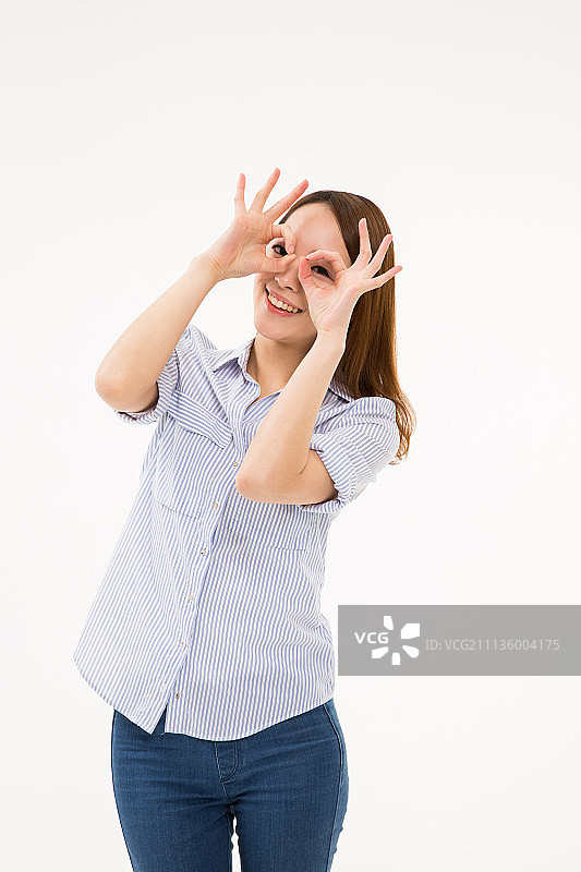 韩国女人像图片素材