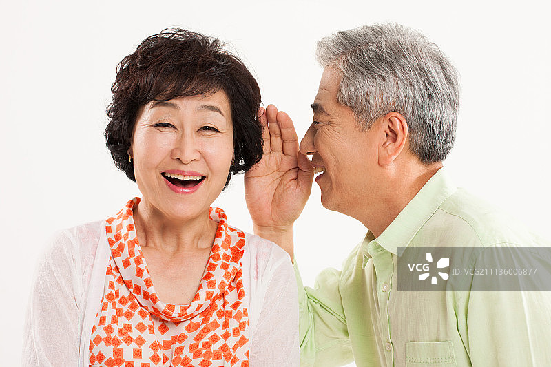 年长夫妇肖像照图片素材