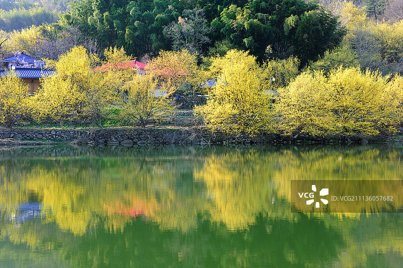 户外，韩国，求礼郡，村庄图片素材