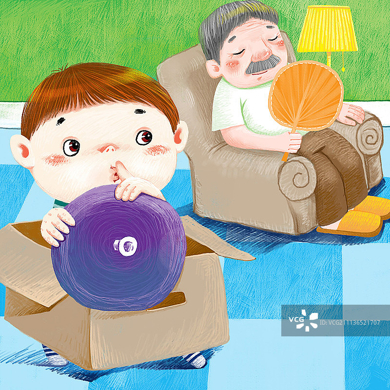 图画书故事系列——宝宝汽车1图片素材