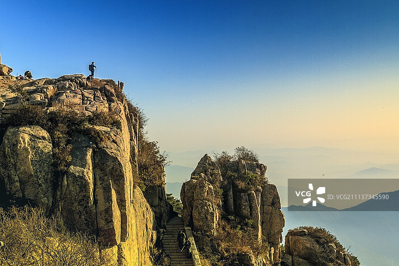 泰山日出图片素材
