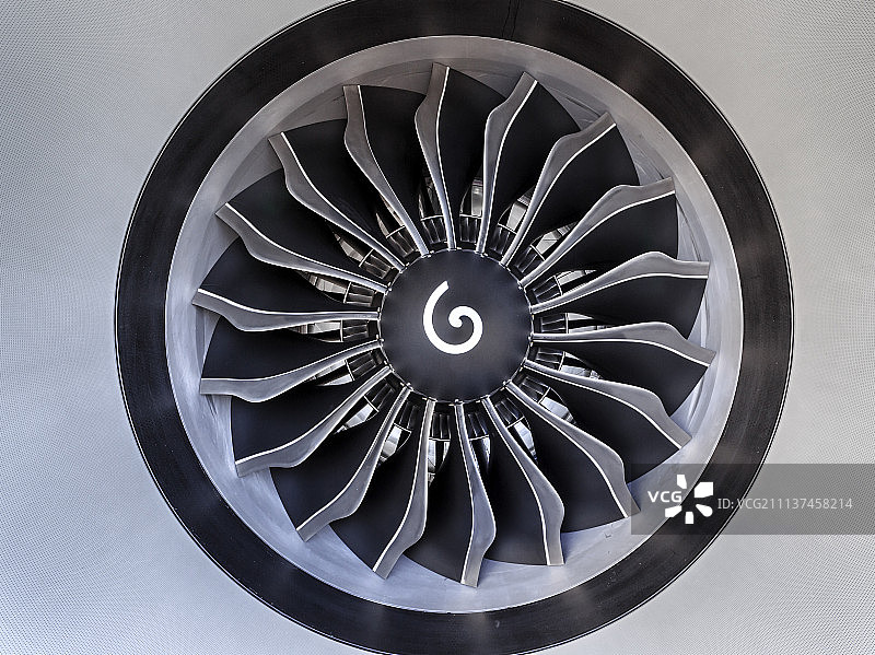 喷气式发动机叶片图片素材