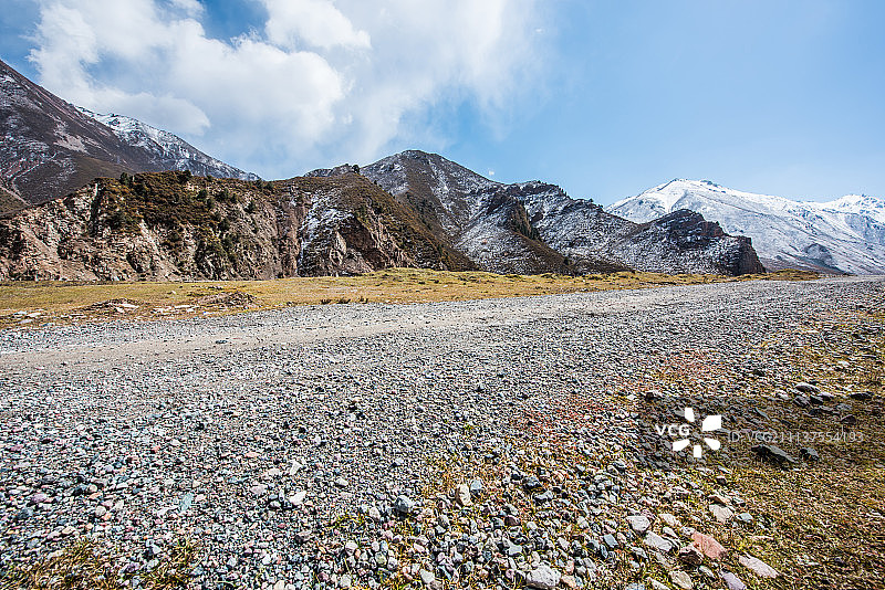 户外山路图片素材