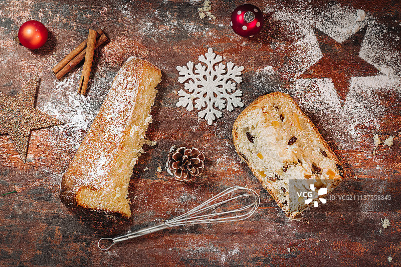 意大利圣诞面包图片素材