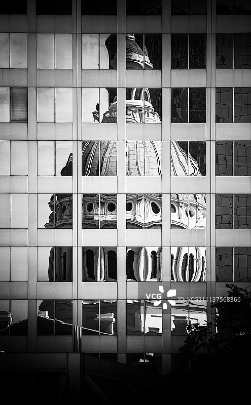 城市失真图片素材