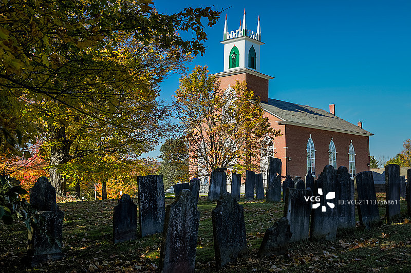 VT-皮茨福德-墓地图片素材