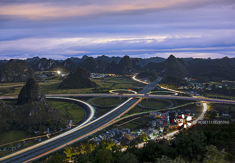 壮乡最美公路图片素材