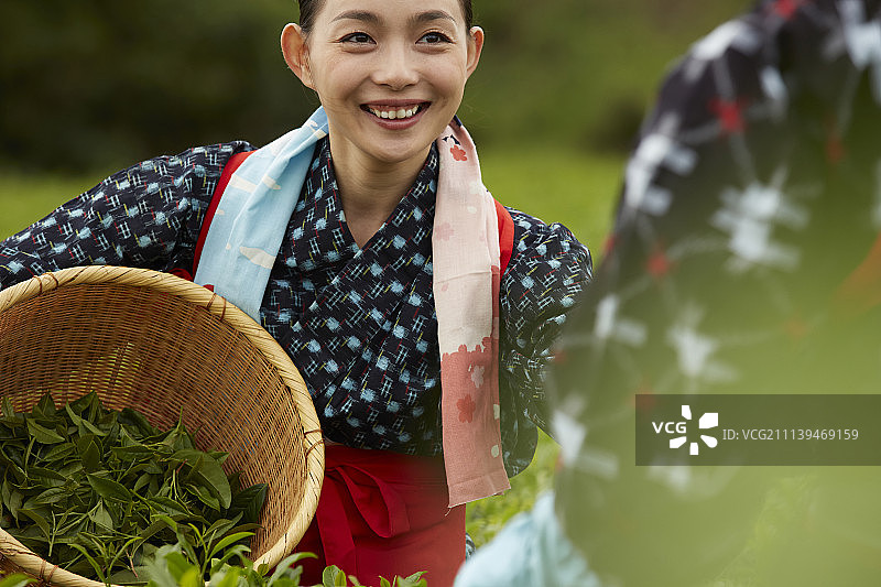 采茶人物图片素材