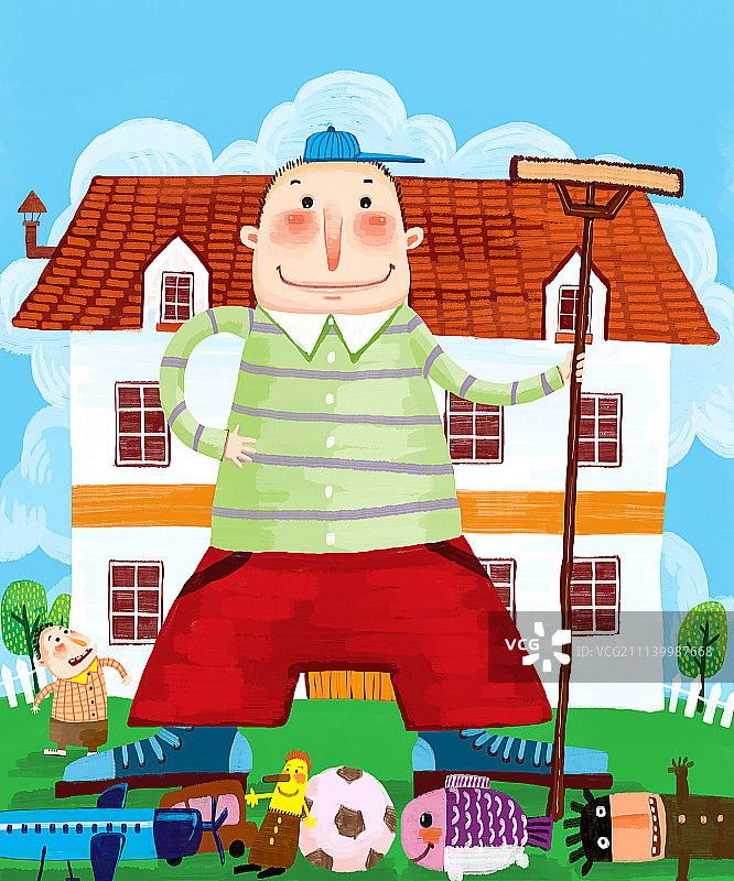 图画书故事系列-我能变大变小3图片素材