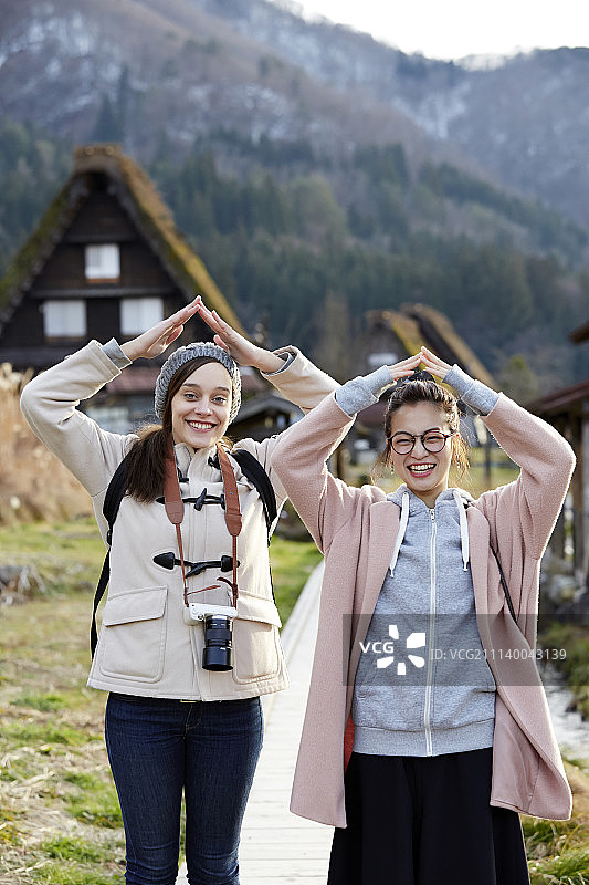 白川乡旅游观光图片素材