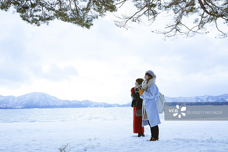 湖泊海湾风光图片素材