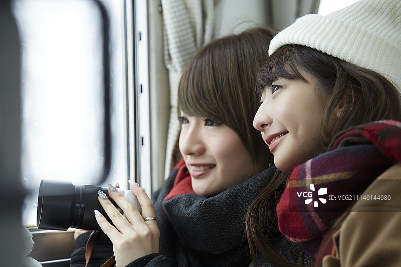 冬日女人图片素材