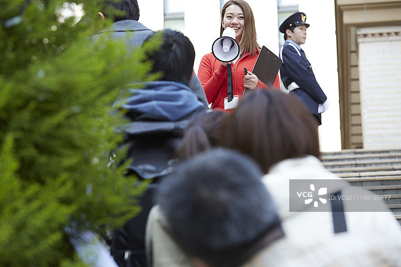 队列行进 等候图片素材