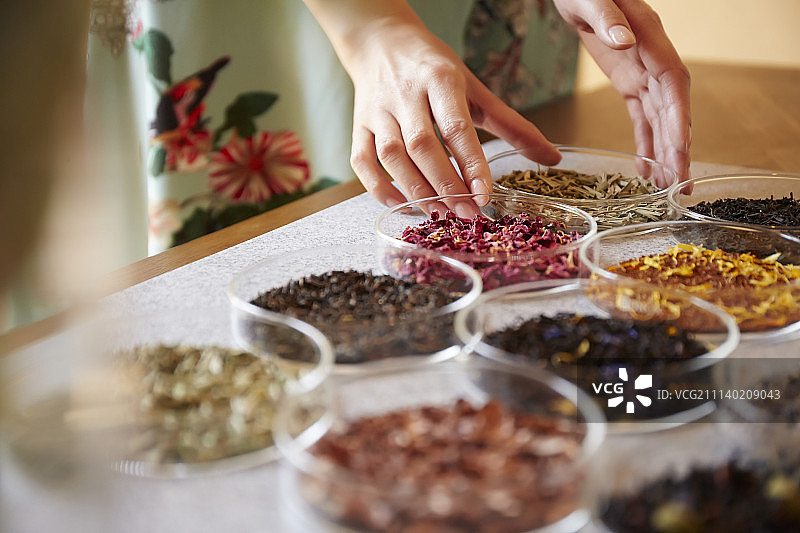 花草茶和茶叶图片素材
