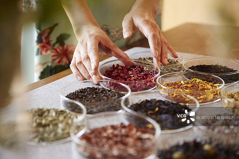 花草茶和茶叶图片素材