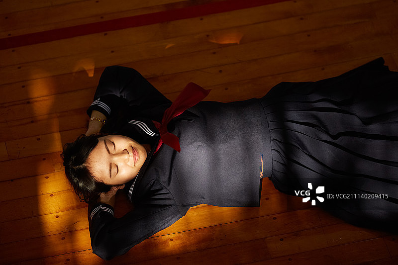 少女小学生图片素材