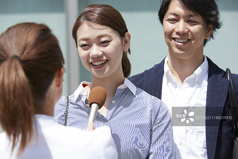 收集数据面试采访图片素材