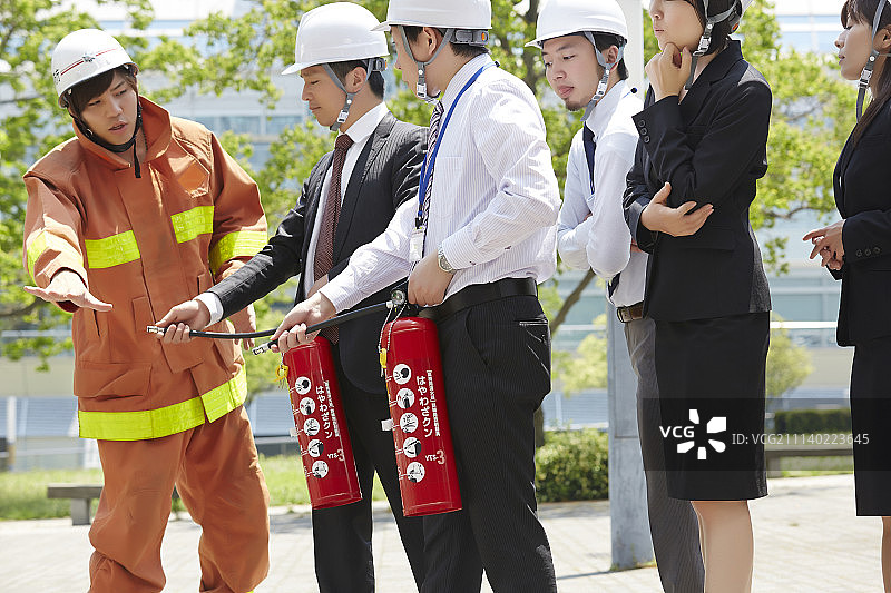 协会成员 消防员 训练图片素材