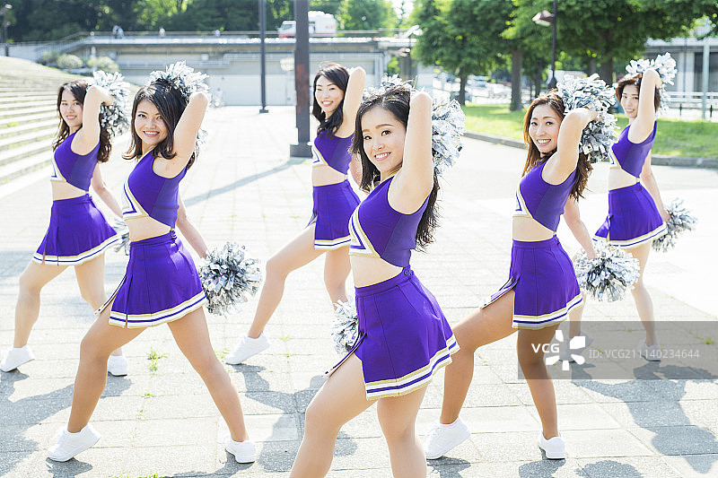 拉拉队队长 女性 女图片素材