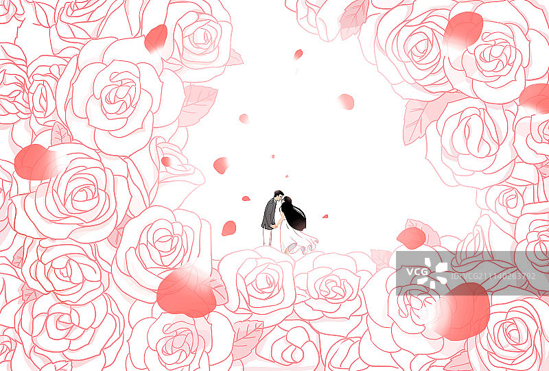 情人节-无背景颜色图片素材