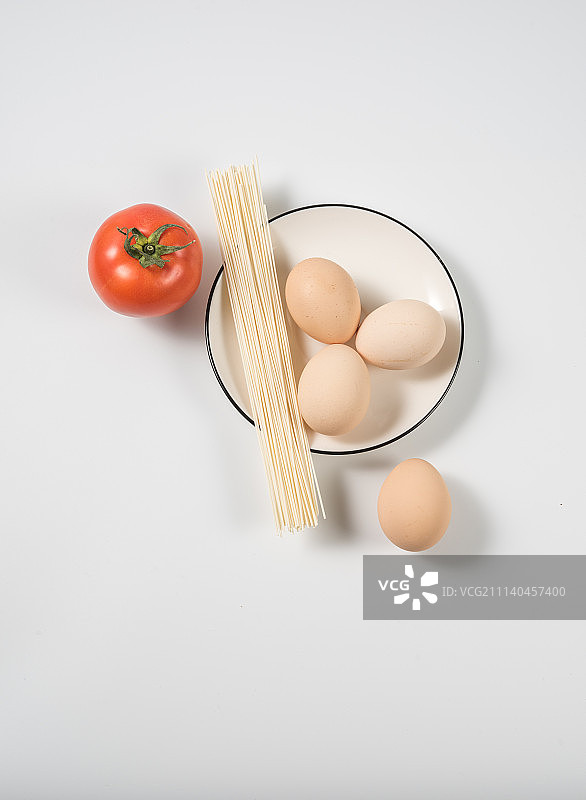西红柿  鸡蛋 面图片素材