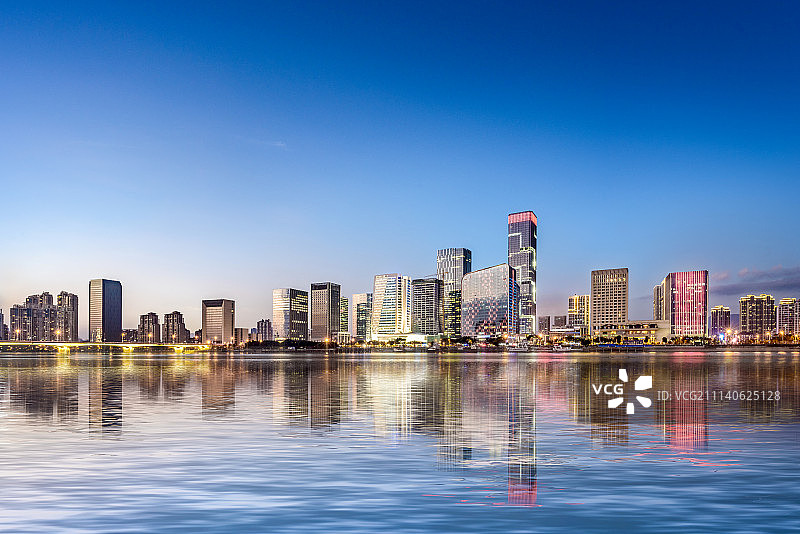 福州金融街风光图片素材