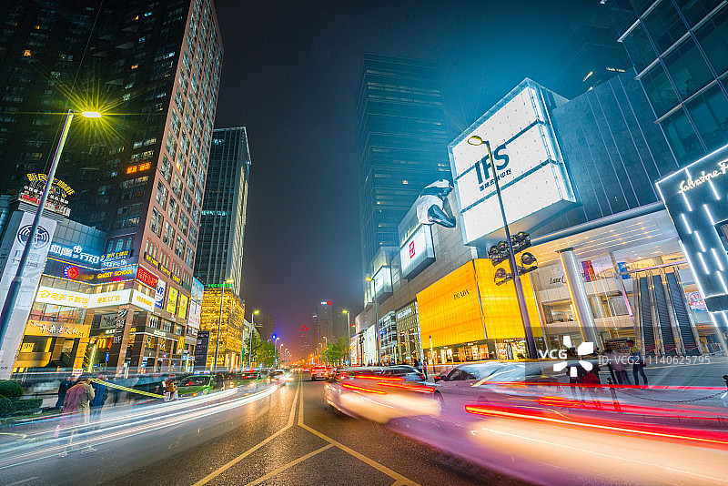 四川成都春熙路图片素材