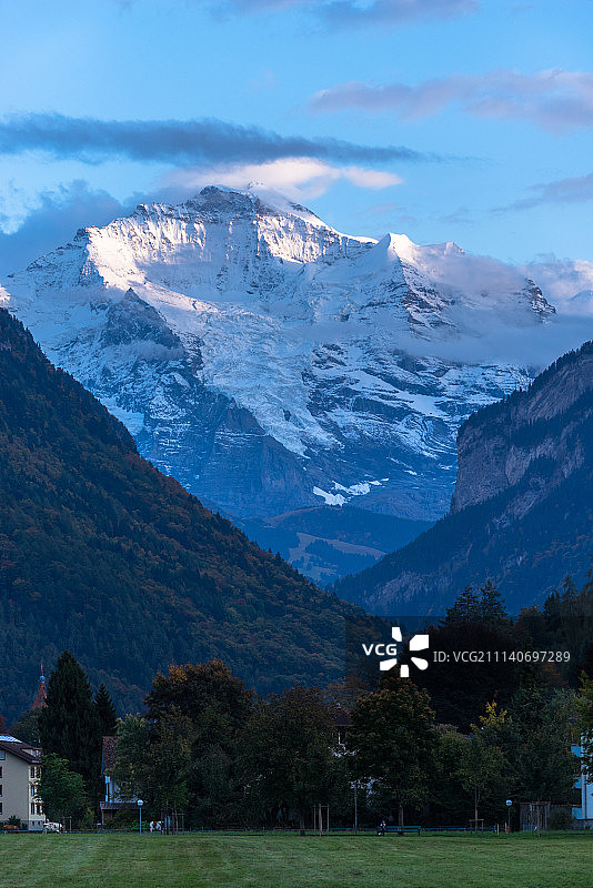 瑞士少女峰图片素材