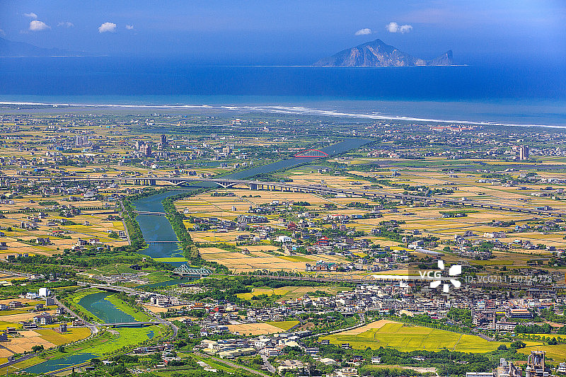 宜兰东山河水坝图片素材