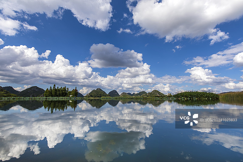 普者黑西荒湿地图片素材