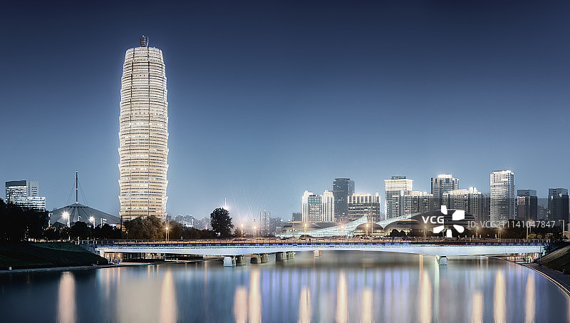 郑州市郑东新区CBD图片素材