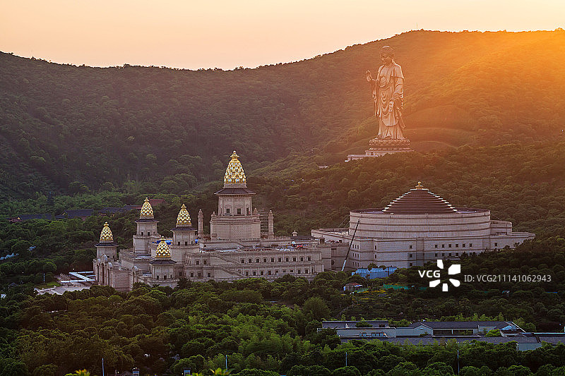 江苏省无锡灵山风光图片素材