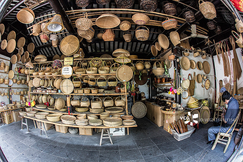 江苏省苏州木渎古镇图片素材