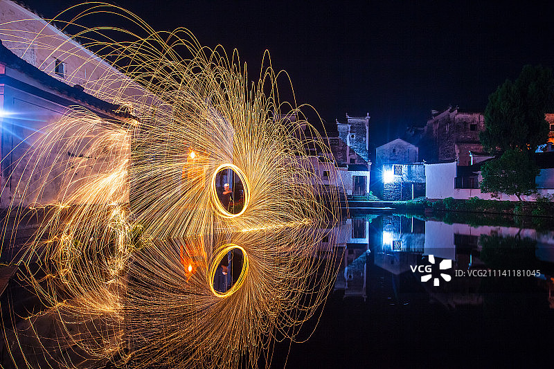 浙江诸葛八卦村风光图片素材