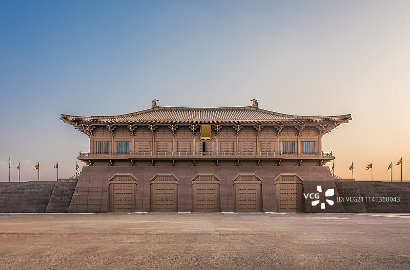 西安大明宫丹凤门图片素材