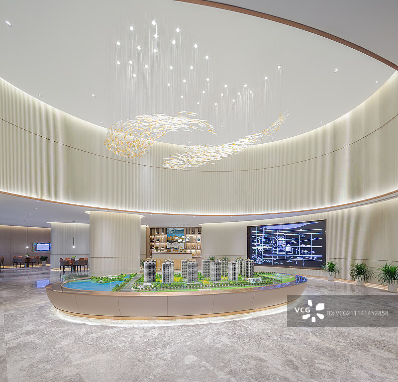 售楼部大厅图片素材