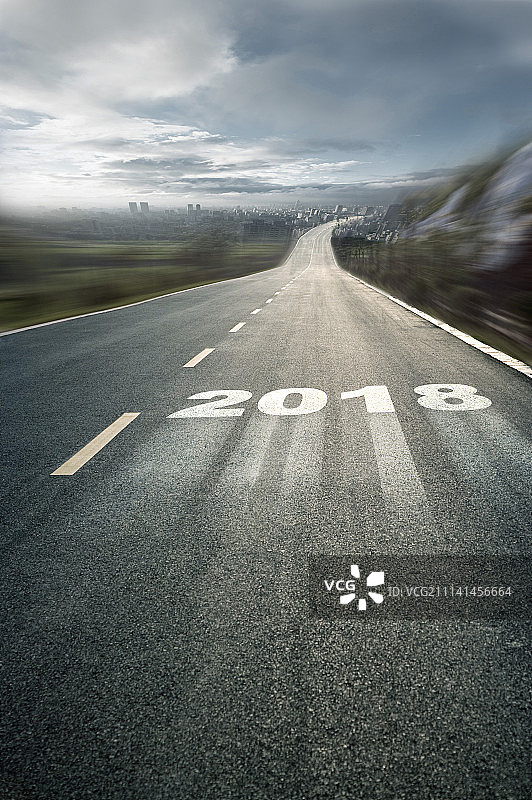 2018,城市道路图片素材