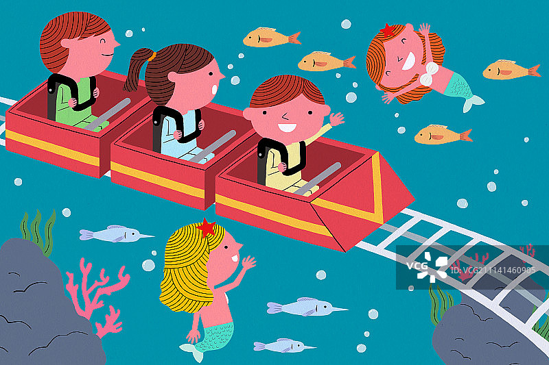 儿童的梦幻世界020图片素材