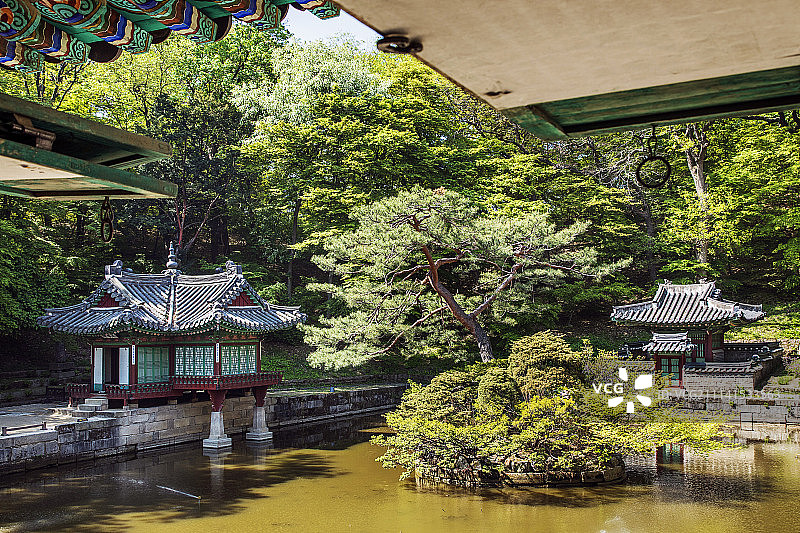 韩国园林景观图片素材