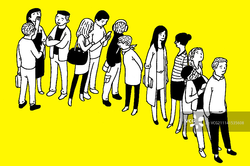 聚集人群，群体场景图片素材