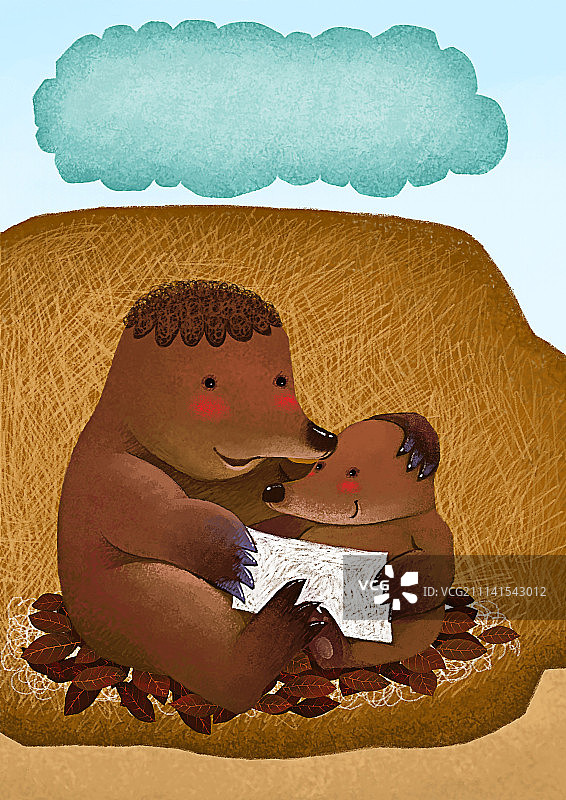 绘本图画书系列（共10幅）-鼹鼠的春之歌1图片素材