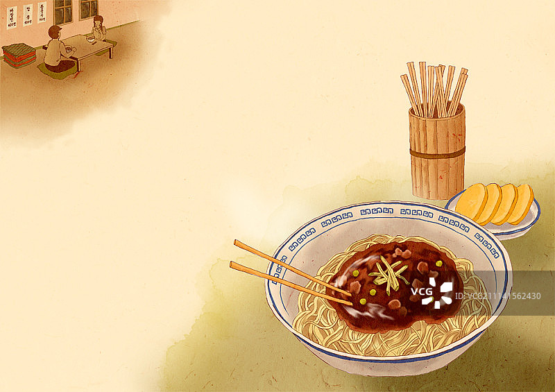 复古风格插画图片素材