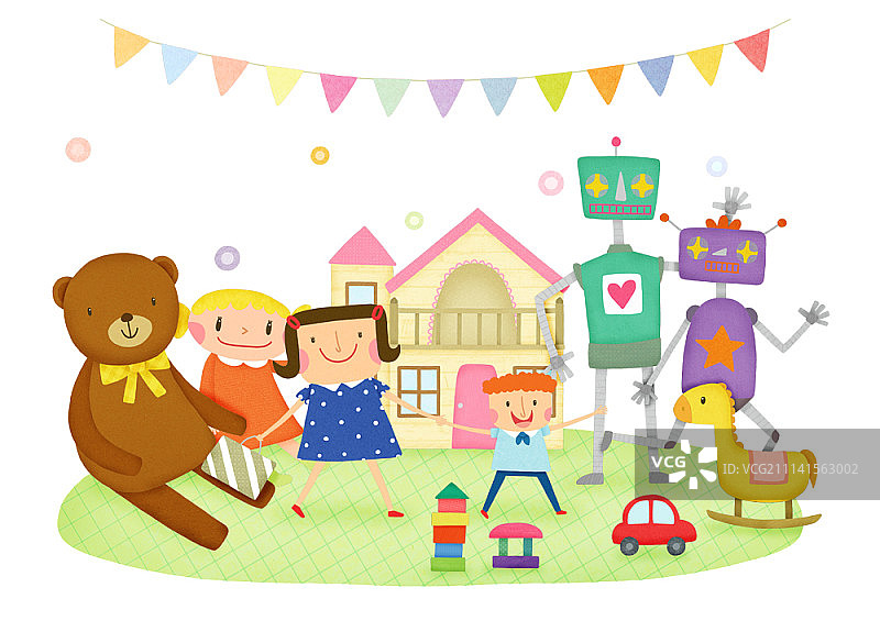 购物插画图片素材