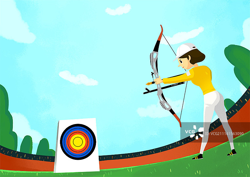 运动员插画图片素材