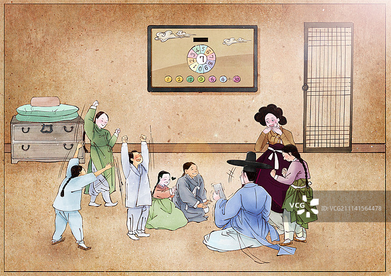 韩国谚语图片素材