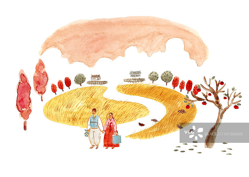 小两口幸福在一起图片素材